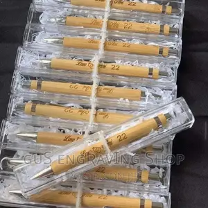 Wooden Pen Plastic Case