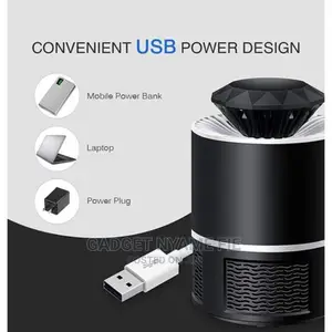 UV Electric USB Mosquito Killer Bug Zapper - Black