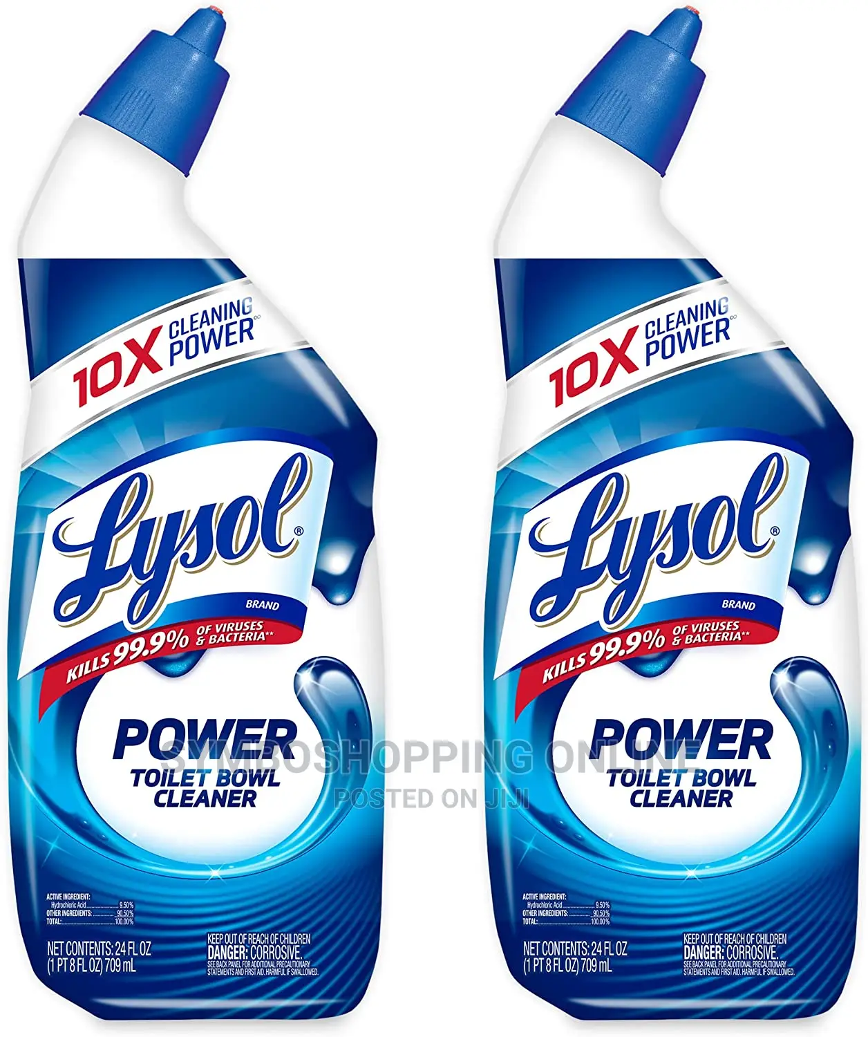 Lysol Power Toilet Bowl Cleaner Gel, Disinfecting, 24oz