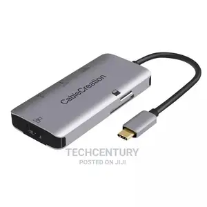 Cablecreation 6-in-1 Type C Hub for Macbook, Dell, HP.100W