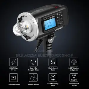 Godox AD600BM Bowens Mount 600ws GN87 HSS Outdoor Flash Stro