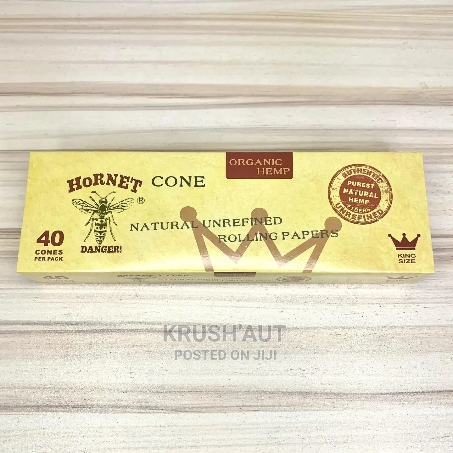 Prerolled Cones - Brown Hornet Hemp Organic Pre Rolls