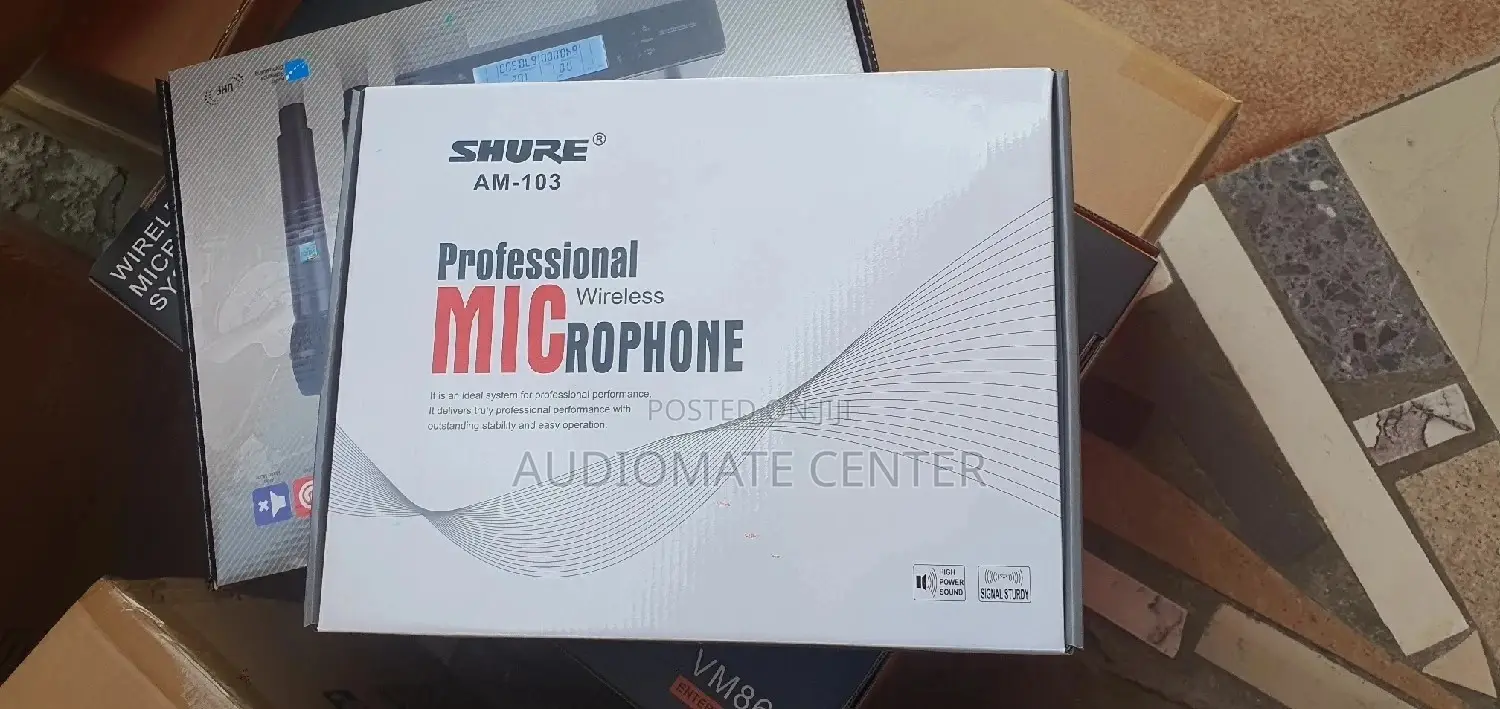 Shure Am 103 Cordless Mic