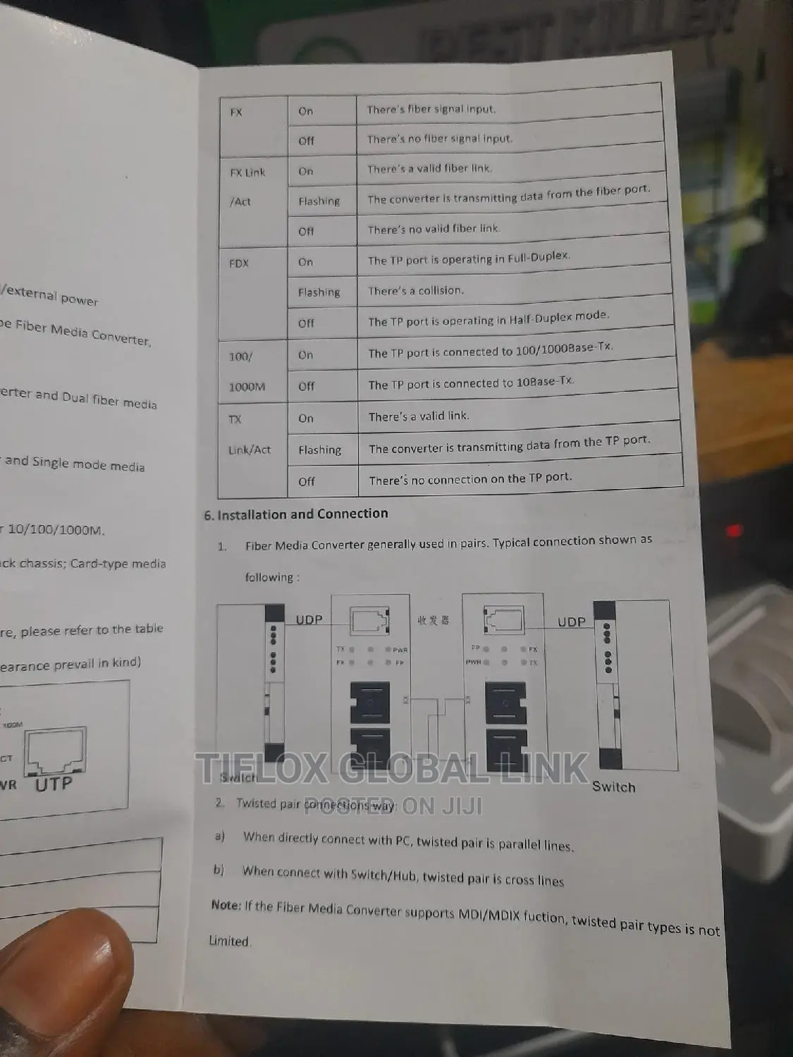 Single Mode Fiber Media Converter