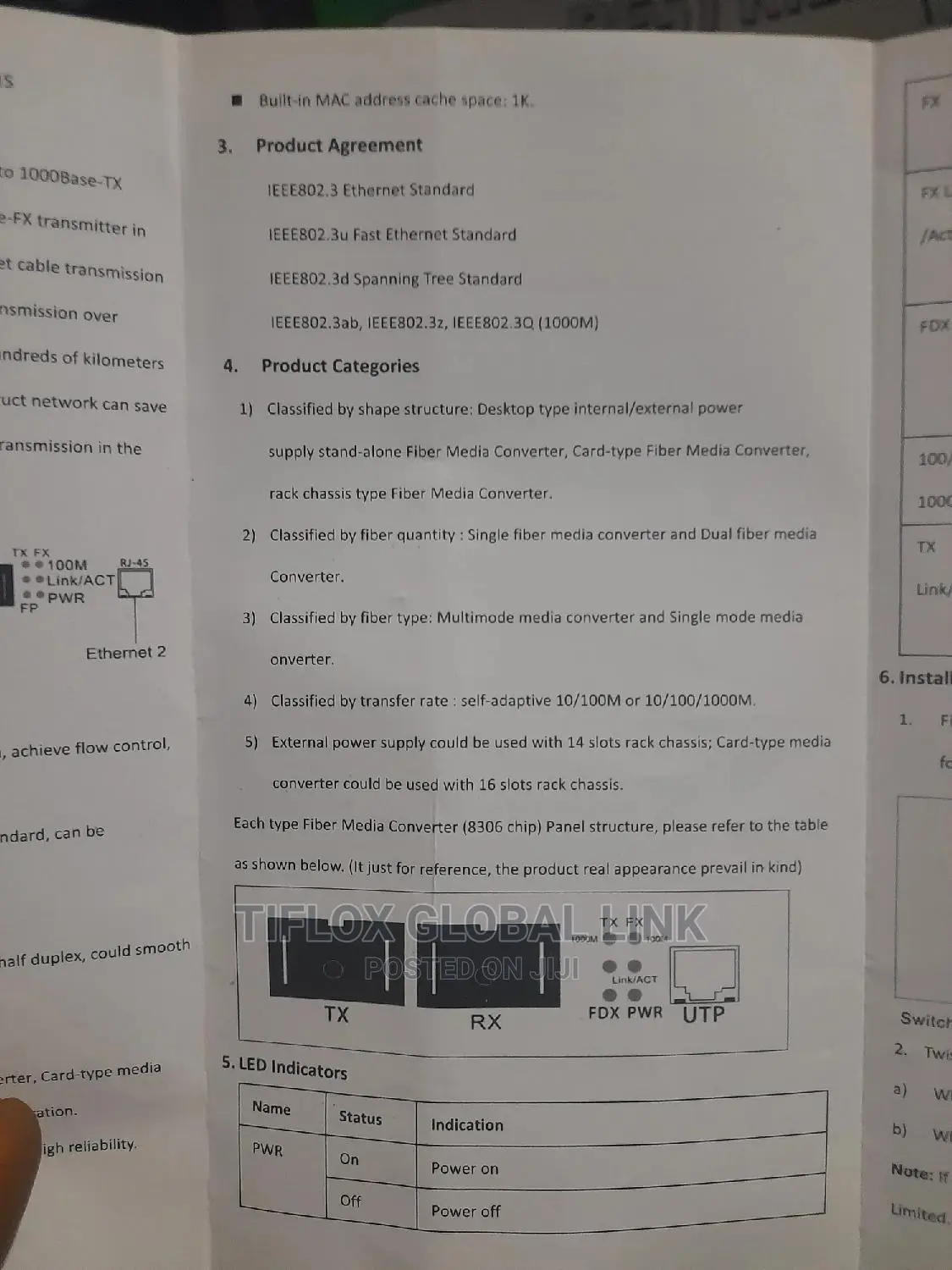 Single Mode Fiber Media Converter
