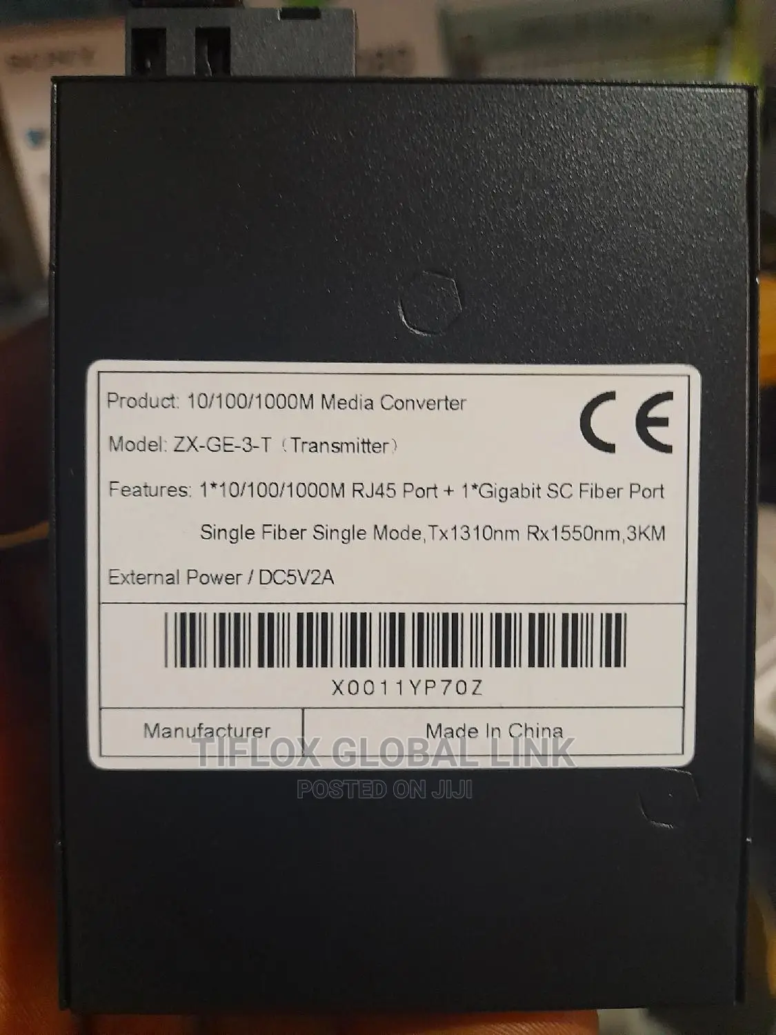 Single Mode Fiber Media Converter
