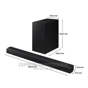 Samsung A550 2.1ch 410W Soundbar With Wireless Subwoofer