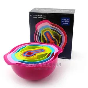 10pcs Multicolor Mixing Bowls Set