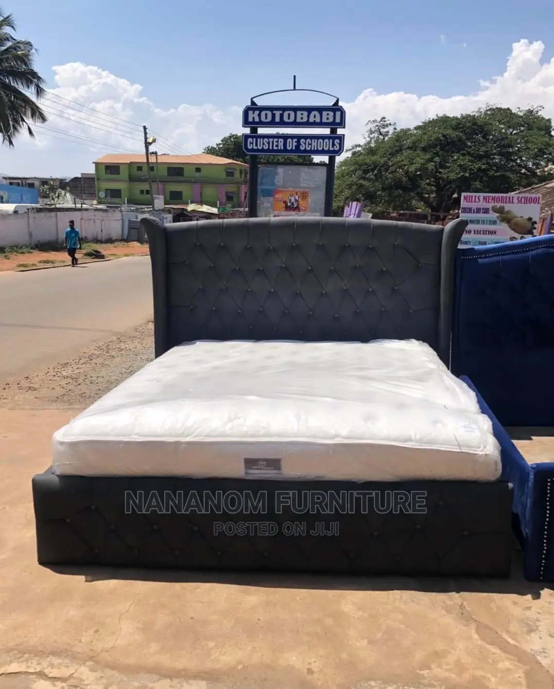 Foreign Queen Size Bed With Mattress Available