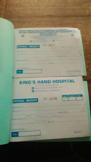 Customized Invoices, Receipts Book