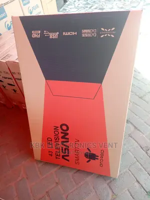 Asano 43" Flameless Smart Android Satellite Digital Led Tv