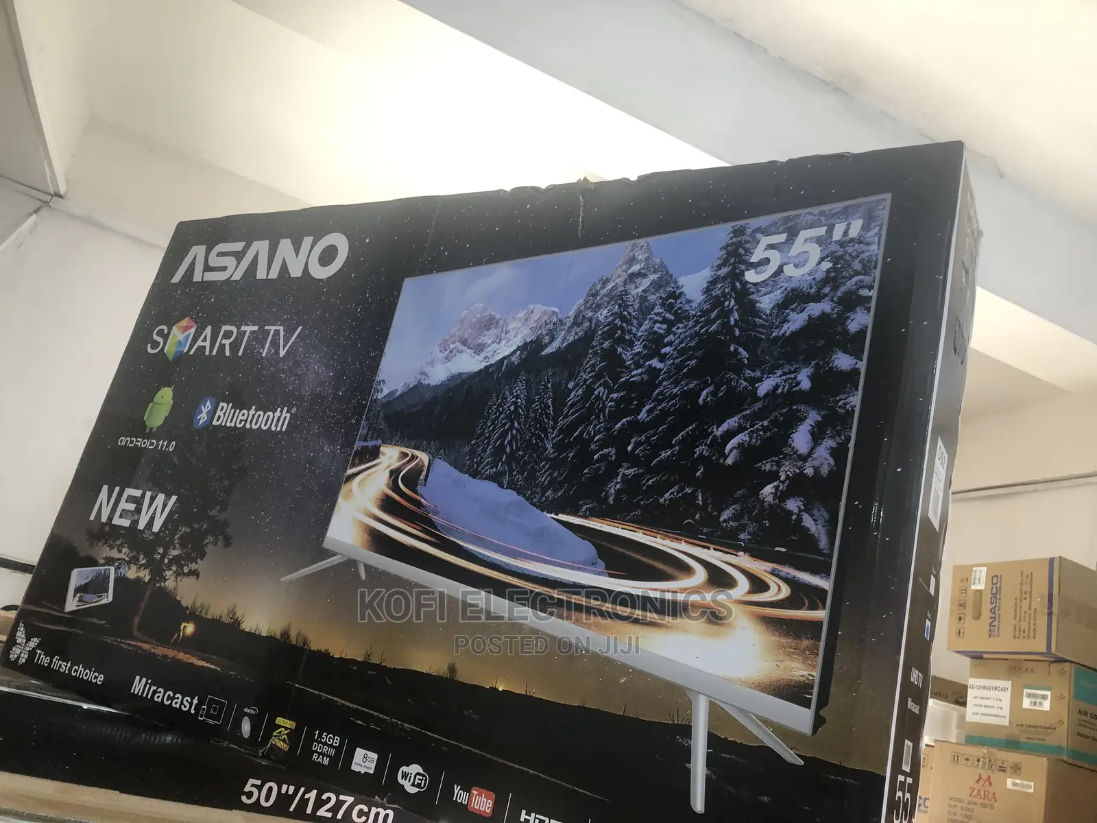 Bluetooth Asano 55′inches′ Ultra HD Smart LED TV