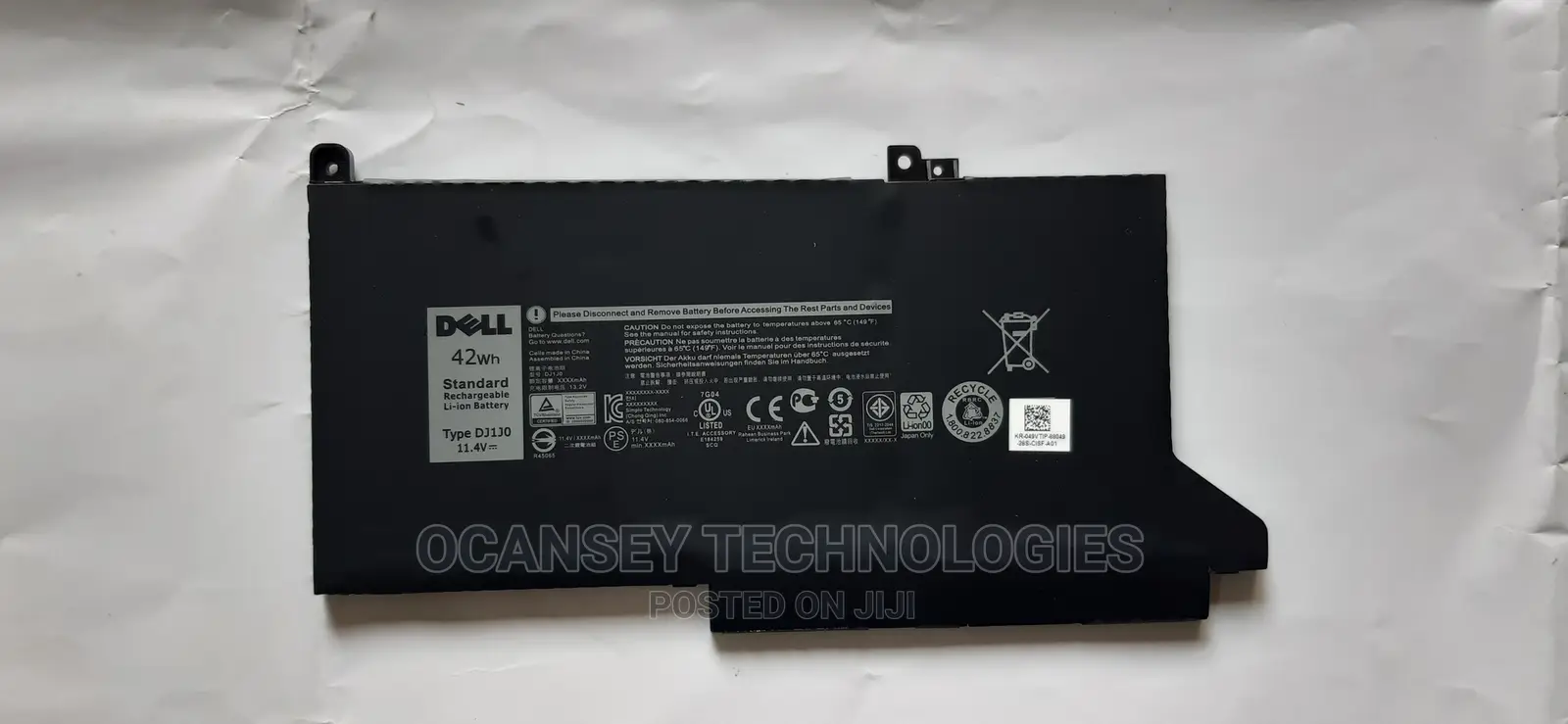 Original Dell Battery Dj1j0 for Latitude 12 7000 7280 7480