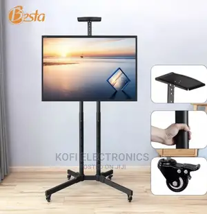 Modern Traditional Titanium Steel Adjustable Shelve TV Stand