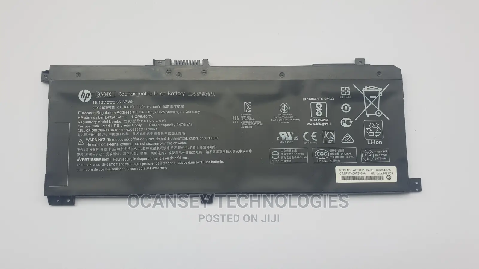 Original Hp Sa04xl Battery for Envy X360 15-Dr 15-Dr0010tx S