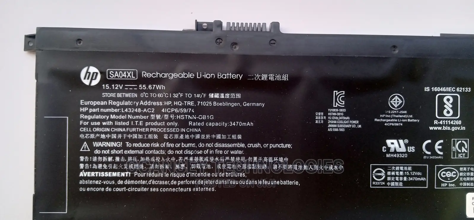 Original Hp Sa04xl Battery for Envy X360 15-Dr 15-Dr0010tx S