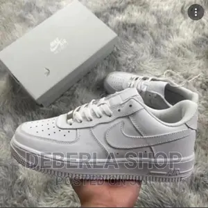 All White Nike Air Force 1