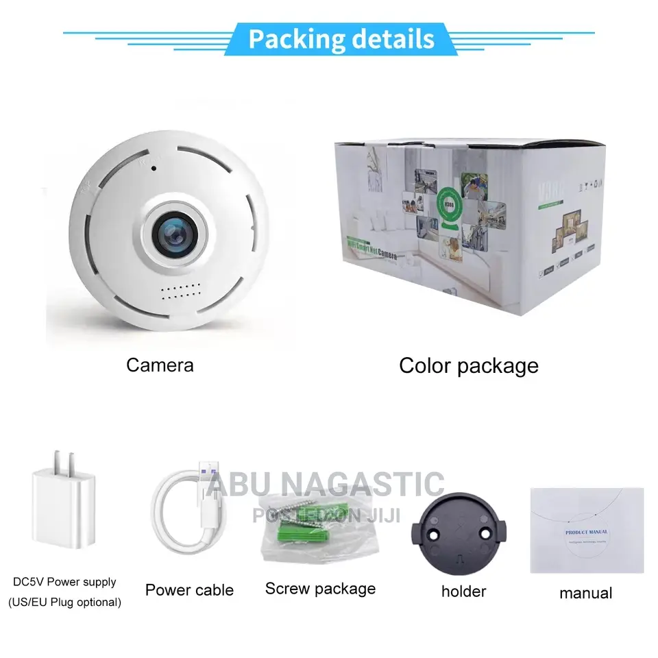 Wifi Panorama Fisheye Wireless Camera