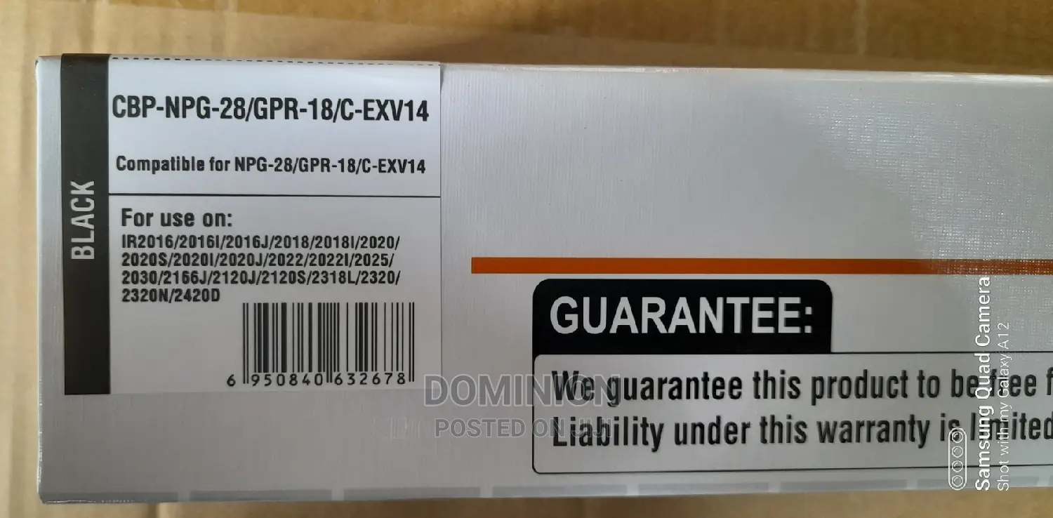 Star Ink CBP-NPG-28/GPR-18/C-Exv14 Black Toner