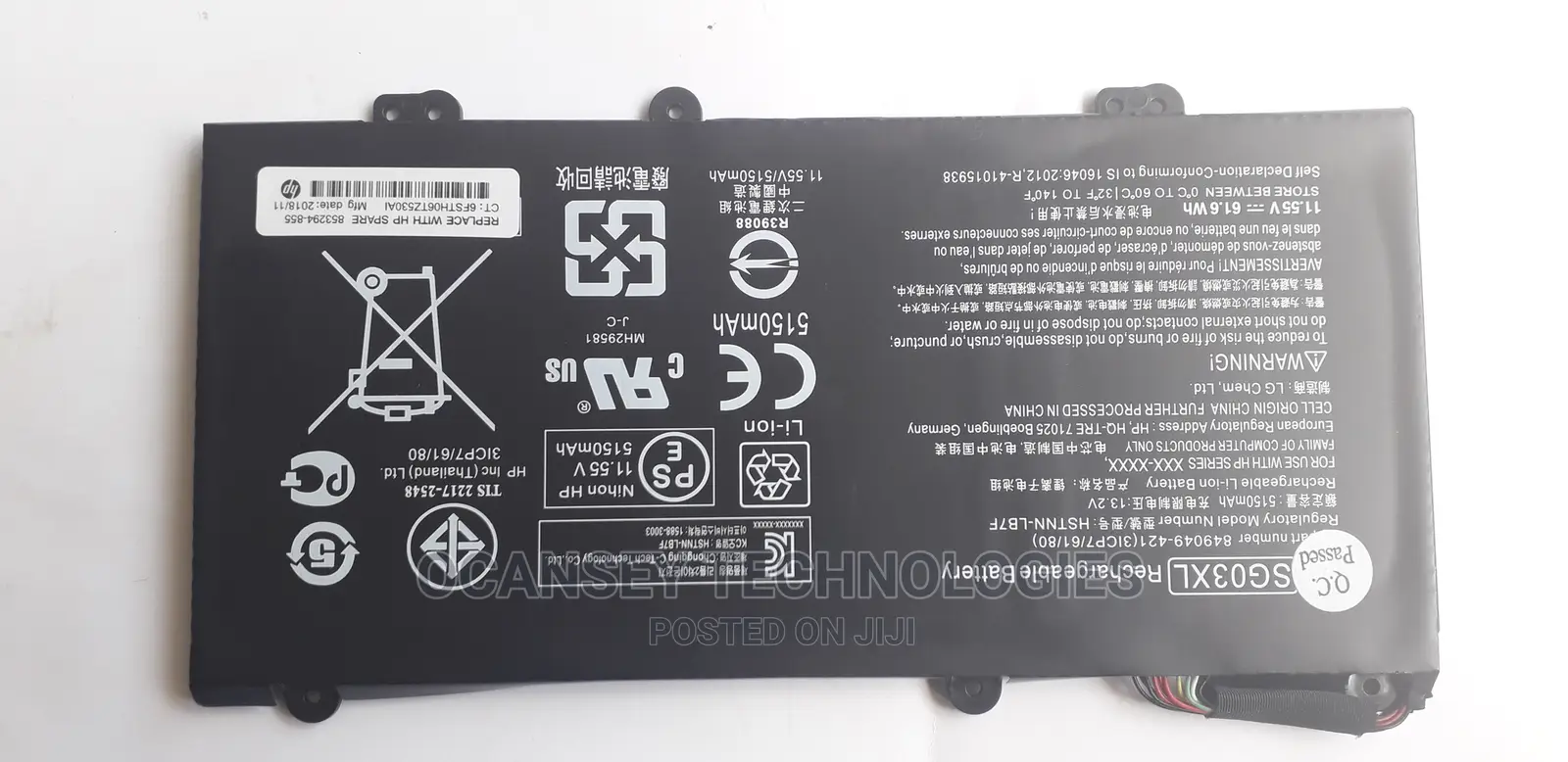 Original Hp Sg03xl Battery for Hp Envy M7 17-U000 17t-U000