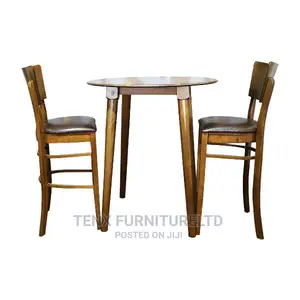 Bar Table Set (With 2pcs Stool) Antique