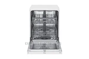 LG Dishwasher, 14 Place Settings, White Color