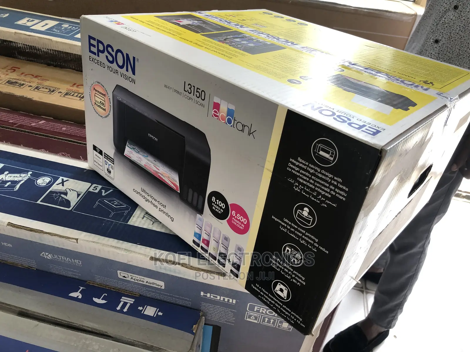 Mobile Printing Epson Ecotank L3150 Wi-Fi All-In-One Ink