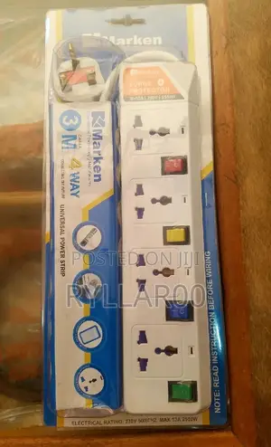 Marken Universal Power Strip Extension Socket