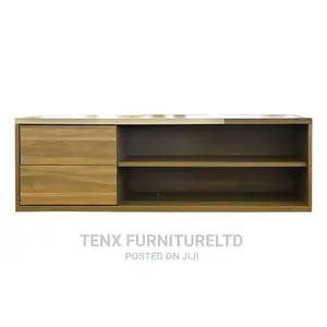 : Coffee Table With 2 Drawers and 5 Open Compartments