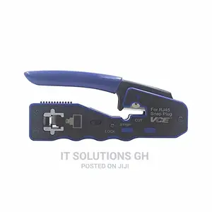 Ethernet RJ45 Crimping Tool for Cat5 Cat5e Cat6 Pass-Through