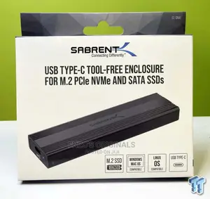 Sabrent M.2 Nvme Ssd Enclosure Single Double Cut Usb 3.2