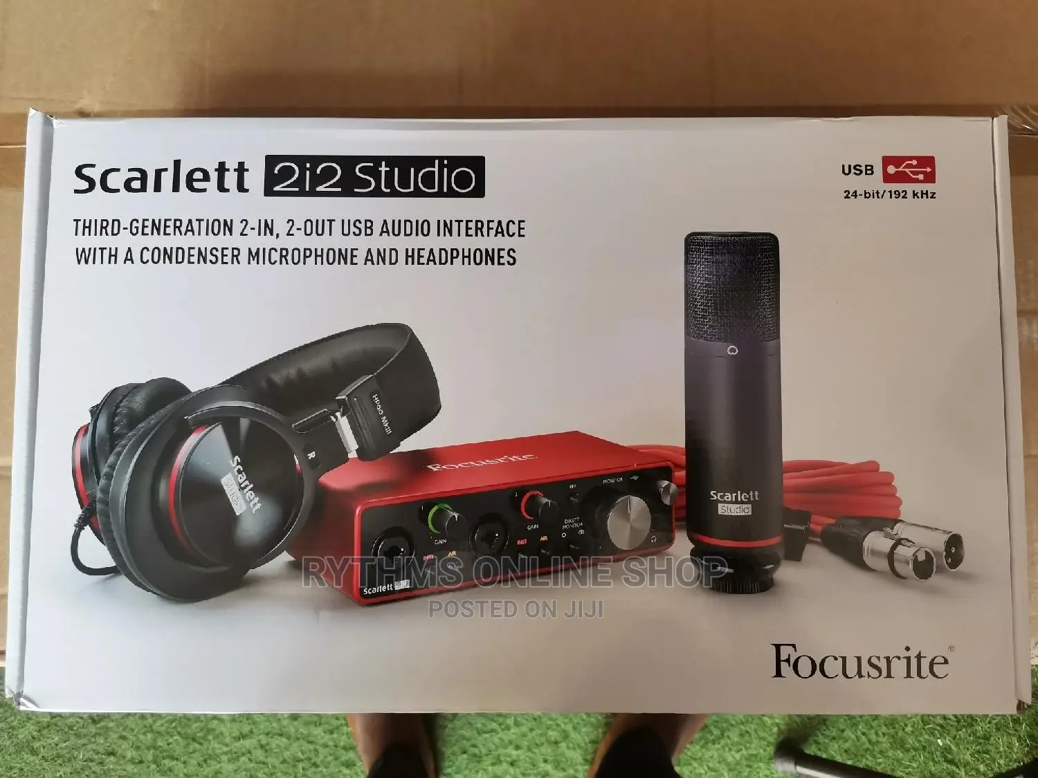 Focusrite Scarlett 2i2 3rd Gen. USB Audio Interface Bundle