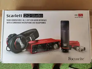 Focusrite Scarlett 2i2 3rd Gen. USB Audio Interface Bundle