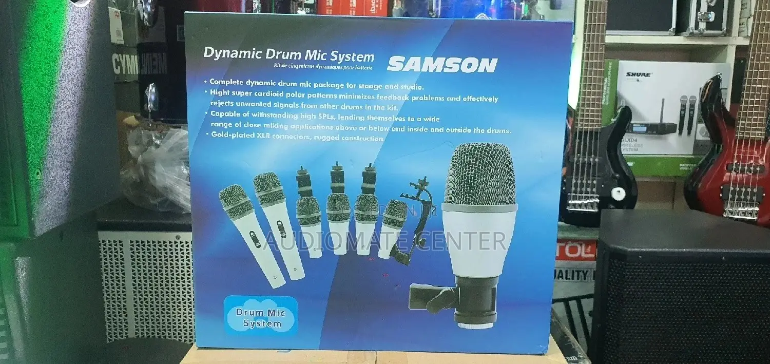 Samson 7pcs Drums Mic