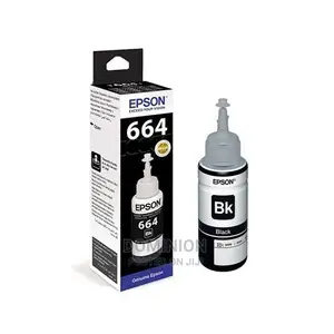 Epson T664 Black Original Ink Bottle