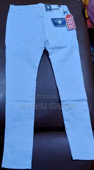 Authentic Mens Jeans Pure Original White