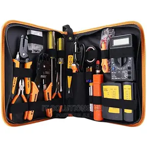 Network Tool Kit Set of 17 Ethernet Cable Crimper Punch Down