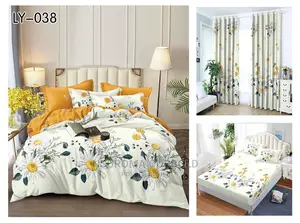 Bedsheet Set With Curtains