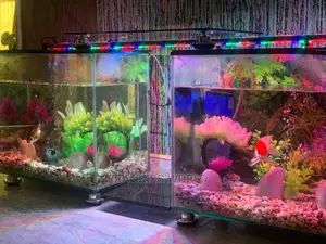 Double TV Stand Aquarium