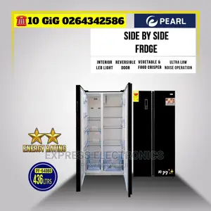 Best Pearl 436L Side by Side Door Refrigerator Pf-640bg