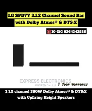 LG SPD7Y 3.1.2 Channel Sound Bar With Dolby Atmos DTS:X