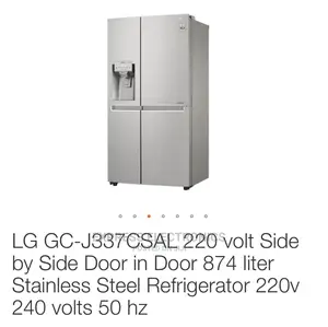 LG GC-J337CSAL 220v Door Ndoor Stainless Steel Refrigerator