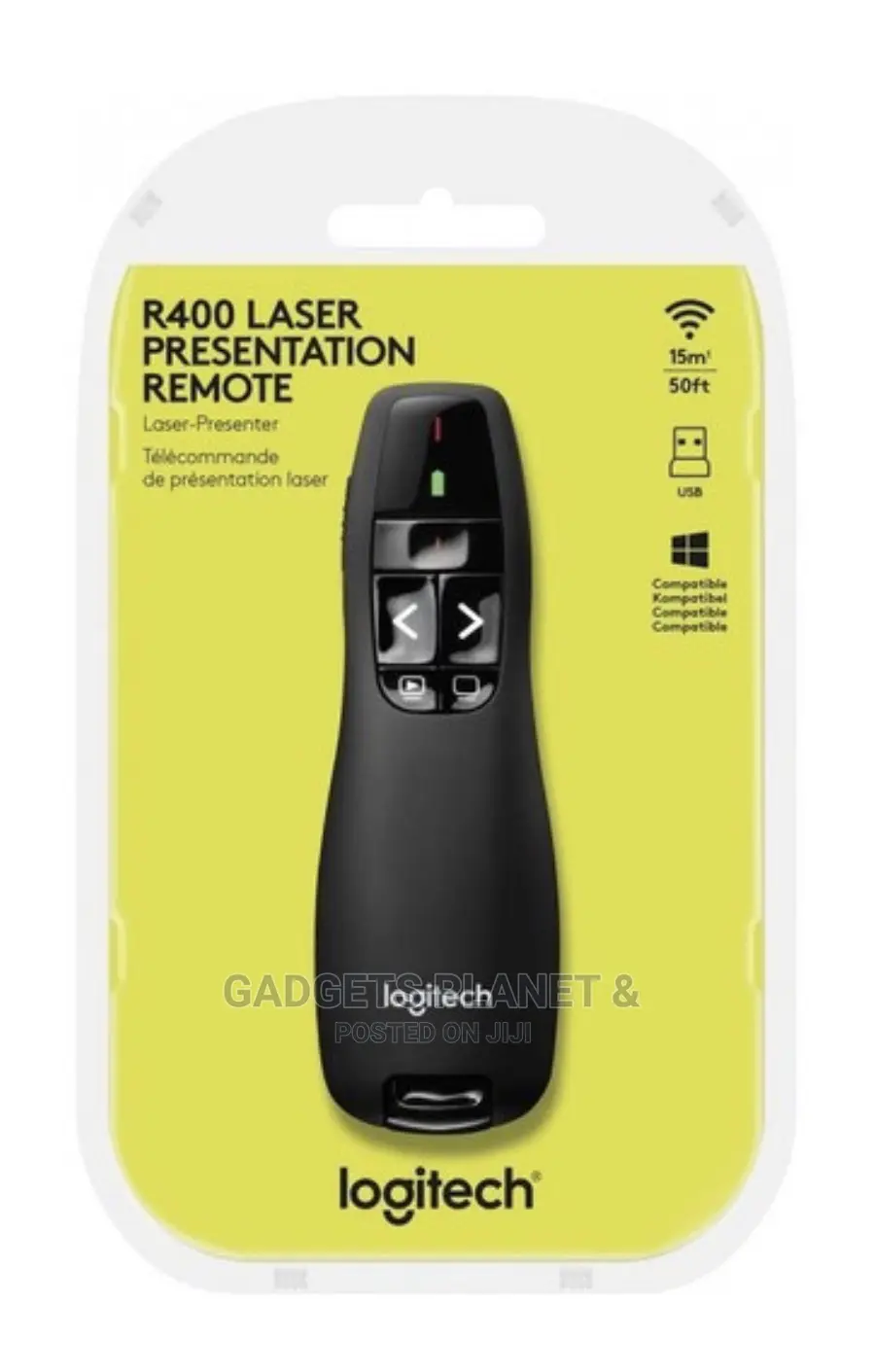 Logitech Laser Presentation Remote - R400