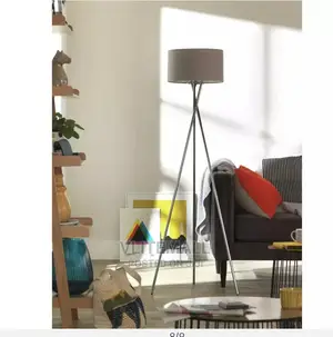 Habitat Tripod Floor Lamp - Grey and Chrome