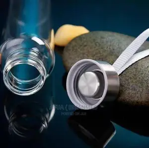Soda Lime Bottle With Strap(Mason Jar)