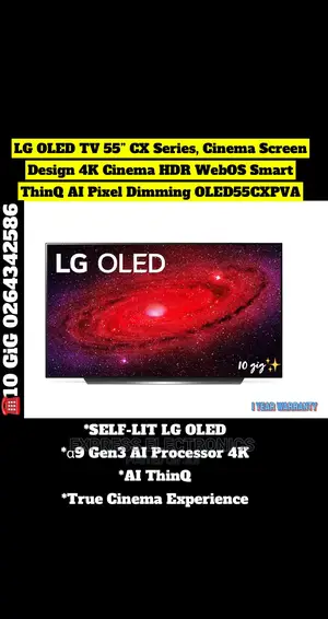 Oled55c1pvb LG Oled TV 55”Self Lighting Oled,Processor 