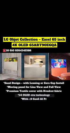 LG Objet 65art90e6qa 65" Smart Ultra HD Hdr Oled TV
