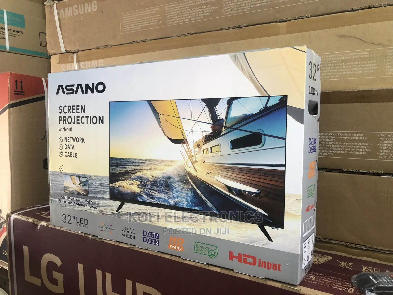 Inbuilt Decoder Miracast Asano 32′′ Tv