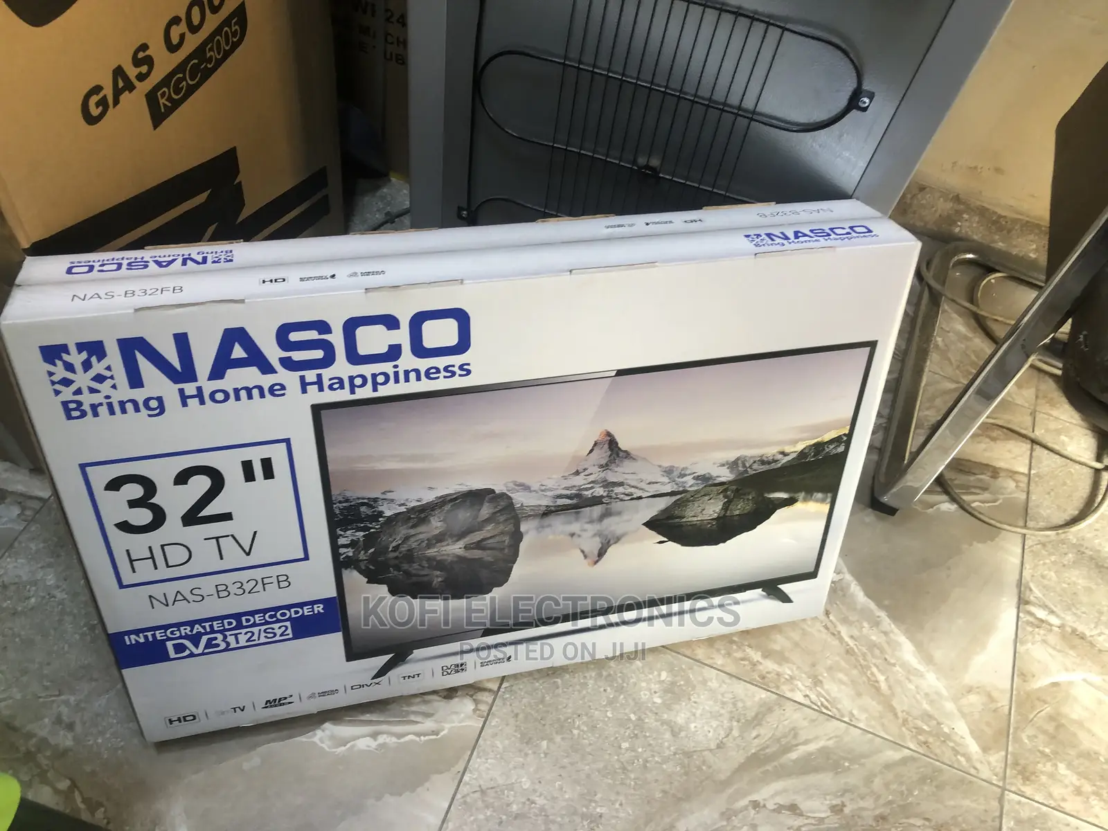 Vibrant Nasco 32 Inch TV LED Digital Satellite (NAS-H32FB)