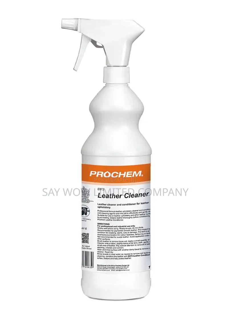 Prochem Leather Cleaner.